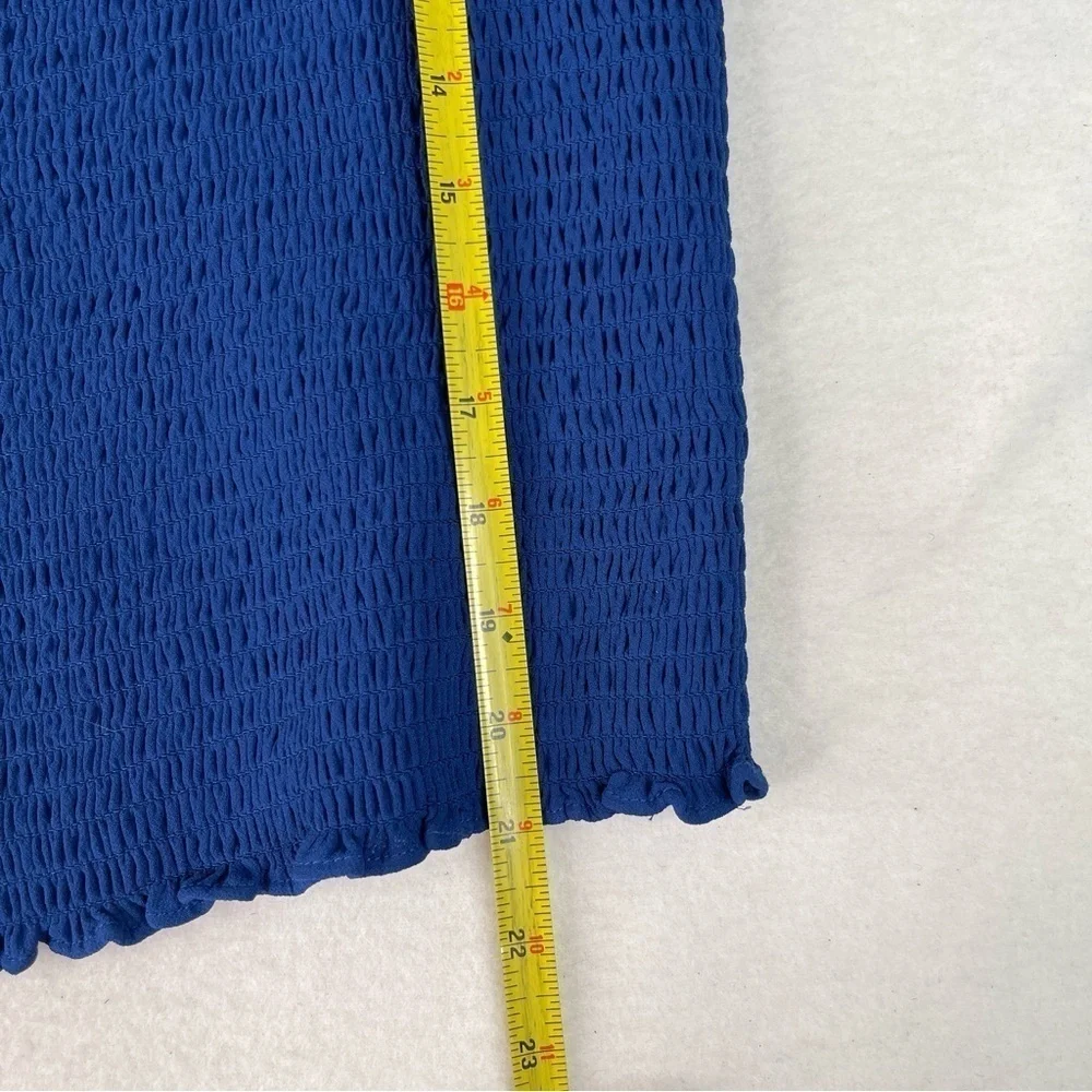 Reformation Pinto Top Caspian Blue Size 2X